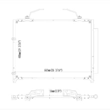 HSY New All Aluminum Material Automotive-Air-Conditioning-Condensers, For 2006-2010 Infiniti M45,2009-2010 Infiniti M35