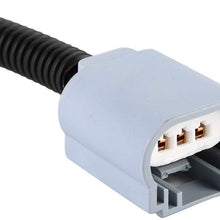 Qiilu 1 Pair H13 9008 Connector Plug Decoder Extension Wire for High/Low Beam Headlights