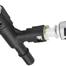 WFLNHB Heater Hose Connector 15055342 for Cadillac Chevrolet GMC Truck SUV, Black