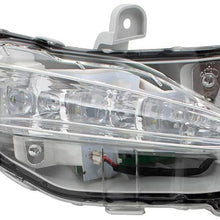 Brock Replacement BROCK Passengers Horizontal Type Daytime Running Light Right Lamp Compatible with 17-19 Corolla 8143002020