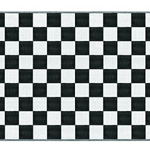 Camco Large Reversible Outdoor Patio Mat - Easy to Clean, Perfect for Picnics, Cookouts, Camping, and The Beach (9' x 12', B/W Checkered Design) (42827), Black & White Checkered