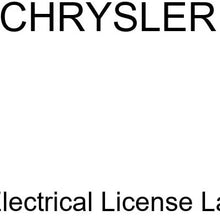 Genuine Chrysler 4362133 Electrical License Lamp Wiring