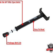 Pit Posse Motorcycle Tool Tensioner Belt Tension Gauge Adjustable – Replaces OEM Tool 40006-85 – Accurate – Easy to Read Markings – Instructions Included