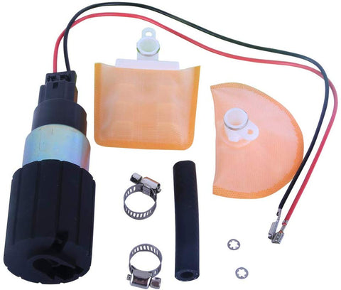 MUCO EP382 Electric Fuel Pump High Performance With Necessary Installation Kit Fit 1997-2000 Jeep Cherokee 2.5L,1988-1991 Honda Civic/CRX,1993-1998 Toyota Supra