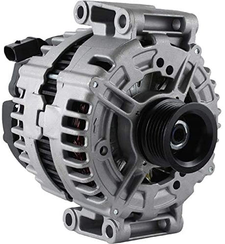 Alternator Compatible With/Replacement For 6.2L MERCEDES BENZ C63 AMG 08 07 08 09 10 11 12 13 14 15, R63 AMG 07 0-121-715-007, AL0862X, 2Clock 180Amp CW Rotation 12V