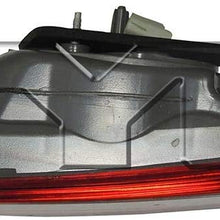 Fits 2015-2017 Toyota Camry Passenger Side Rear Inner Tail Light DOT Certified With Bulbs Included TO2803116 - Replaces 81580-06410 ;