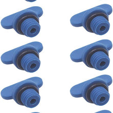 10 Pcs Manifold Engine Block Drain Plug 22-806608A02 22-806608A1 22-8M0119211 Replacement for Mercruiser