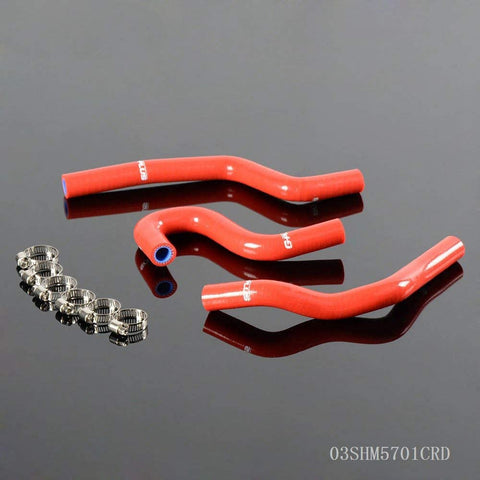 Silicone Radiator Coolant Hose Kit Clamps For HONDA CR85 CR 85 1996 1997 1998 1999 2000 2001 2002 2003 2004 2005 2006 2007 Red