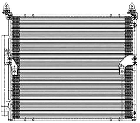 Value A/C CONDENSER W/RECEIVER DRIER FOR 2007-2013 TOYOTA FJ CRUISER OE Quality Replacement