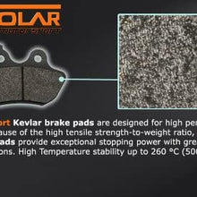 Volar Front & Rear Brake Pads for 2010-2017 Harley Electra Glide Ultra LTD