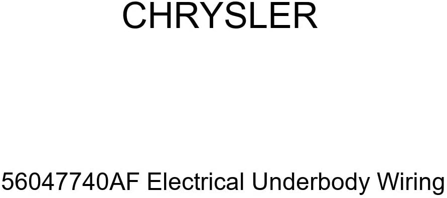 Genuine Chrysler 56047740AF Electrical Underbody Wiring