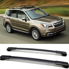 Viksee 2pcs for 2014-2017 Forester Black Aluminum Roof Rack Cross Bar Luggage Cargo Carrier Rails (Need Factory Side Rails)
