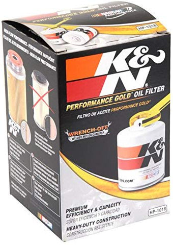 K&N HP-1018 Performance Wrench-Off Oil Filter