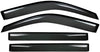 Audrfi 4pcs Side Window Deflector Window Visors for 2013-2018 Toyota RAV4 Sun Rain Guard Ventvisor