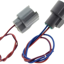 MOTOALL VTEC Power Steering Oil Pressure Switch Sensor Connector & VTEC Solenoid Plug Pigtail Wire Harness Lead Wiring Loom Female for Dorman 645-203 Honda Accord Civic Prelude Odyssey Acura Integra