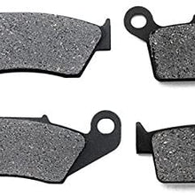 KMG Front + Rear Brake Pads for 2005 Gas Gas MC 125 - Non-Metallic Organic NAO Brake Pads Set