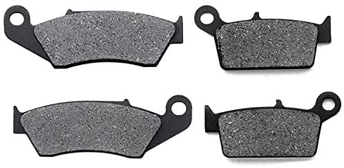 KMG Front + Rear Brake Pads for 2005 Gas Gas MC 125 - Non-Metallic Organic NAO Brake Pads Set