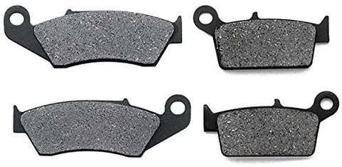 KMG Front + Rear Brake Pads for 2005 Gas Gas MC 125 - Non-Metallic Organic NAO Brake Pads Set