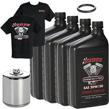 Klotz V-Twin Full Synthetic Oil Change Kit, 20W/50-4 Quarts (KN 174)