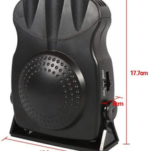 WOOLALA 12V Electric Car Heating Cooling Fan, Portable 150W Auto Window Defroster Defogger Vehicle Heater Fan with 3 Large Outlet
