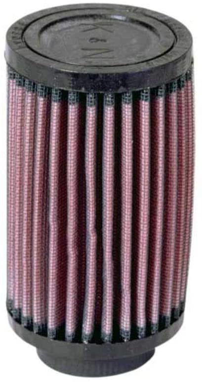 K&N Universal Clamp-On Air Filter: High Performance, Premium, Washable, Replacement Engine Filter: Flange Diameter: 1.6875 In, Filter Height: 5 In, Flange Length: 0.625 In, Shape: Round, RU-0210