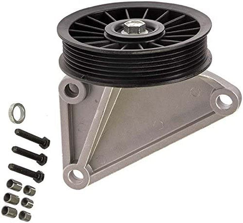 APDTY 45293 Air Conditioner Bypass Pulley For Frozen Locked Failed AC Compressor