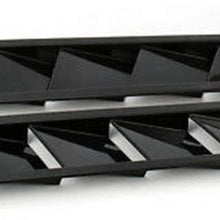 YJXUSHYQ Hood Intake Panel Hood Vents Air Flow Intake Hood for F o r d Self-Adhesive Louver Window Cooling Panel Carbon Fiber 2pcs Universal