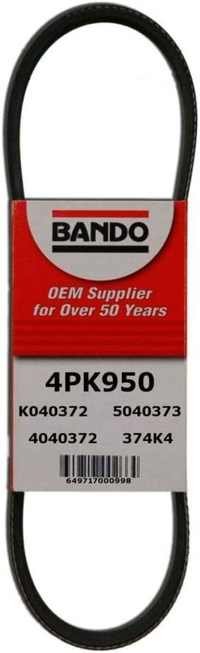 Bando 4PK780 OEM Quality Serpentine Belt (4PK950)