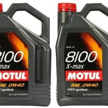 Motul 8100 X-Max 0W40 Engine Oil 5L (Pack of 2)