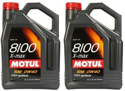 Motul 8100 X-Max 0W40 Engine Oil 5L (Pack of 2)