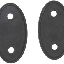 KNS Accessories KA1005 1929-'29 Model A Headlight Bar Rubber Mounting Pads w/Beaded Lip