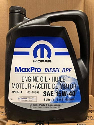 Chrysler 68218941AB 15W-40 Engine Oil 169.05 Fluid_Ounces