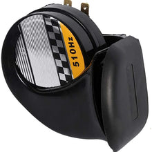 Motorcycle Snail Horn, Universal Mini Loud Electronic Snail Horn For Motorcycle Loud Voice Speaker 12V 510HZ