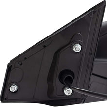 BROCK Pair Side View Mirrors for 2017-2019 Honda CR-V LX Power Textured Black Set 76258TLCB01 76208TLCA01