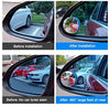 Aumo-mate 1 Pair New Driver Side Wide Angle 3-inch Round Convex Car Vehicle Blind Spot Mirror Rear-View Under Mirror for All Cars, SUV, Trucks, and Motorcycle