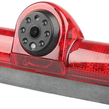 QINGTIAN Third Roof top Mount Brake lamp Camera 3rd Brake Light Replacement Rear View Backup Camera for Transporter NV Passenger Cargo Van (2009-2019)
