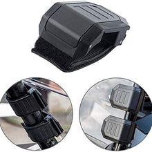 UTV Windshield Adjustable Mounting Clamp Kit - Windshield Fixed Clamps Straps for Polaris Ranger RZR, Commander Defender X3 Maverick, Yamaha YXZ Viking Rhino, Kawasaki Mule Teryx Windshield Parts 4PCS