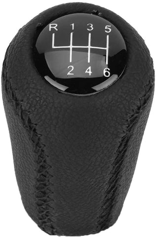 Aramox Gear Shift Knob, Car Gear Stick Shift Knob Head for Mazda 3 BK BL 5 CR CW 6 II GH CX-7 ER NC III MX-5 2005-2011. (6 Speed)