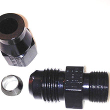 Fragola Performance Systems 892004-BL Black One Size 6An Male X 1/4" Tube An Adapter Fitting