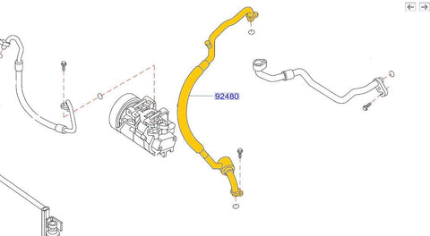 Genuine Nissan 92480-ZN50A Flex Hose