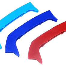 for 1 Serie E81 E82 E87 E88 2004-2011 M Colour Front Grille Grill Cover Insert Trim Clips (12 Grilles Sharp Angle)