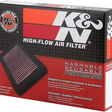 K&N Engine Air Filter: High Performance, Premium, Washable, Replacement Filter: Fits 2013-2019 Toyota/Mazda (Yaris, Yaris iA, Mazda 2, Mazda 3, CX-3, Demio), 33-5038