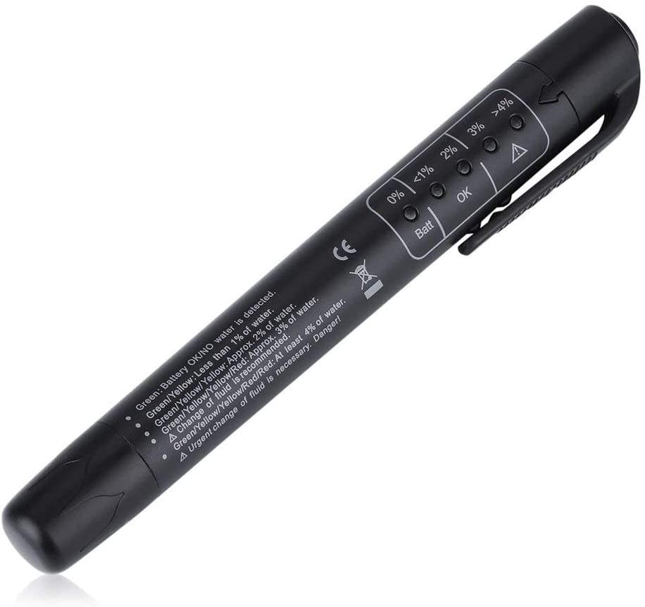 Jullynice New Brake Fluid Tester Pen Mini Indicator for Car Repairs Tools Vehicle Auto Automotive Diagnostic Tool Brake Tester, Brake Fluid Tester Pen