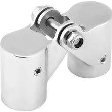 KIMISS Boat Hardware Fitting, 1PC 1in Stainless Steel Boat Rail Fittings Folding Swivel Coupling Tube Pipe Connector for Marine Boat Yachet