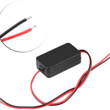 Filter Rectifier, 12V DC Car Rearview Camera Power Relay Capacitor Filter Rectifier Black