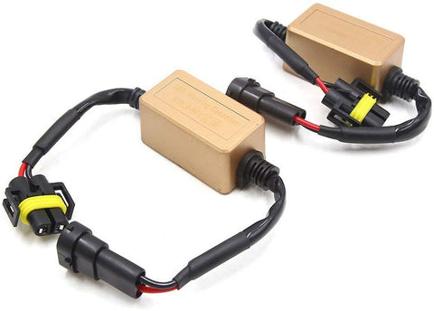 uxcell 2pcs 12V C16 H8 H9 H11 LED Canbus Error Anti-Flicker Resistor Decoder for Car