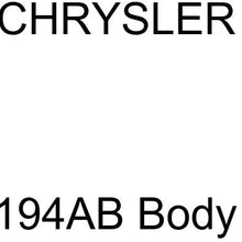 Genuine Chrysler 68239194AB Body Wiring