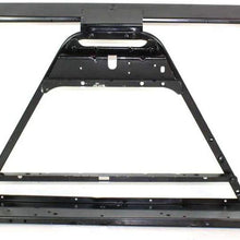 Radiator Support Compatible with Chevrolet Silverado Pickup 1999-2002 Assembly Black Steel
