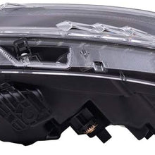 Brock Replacement Passenger LED Headlight Compatible with 16-19 Civic