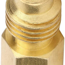 KIMISS Air Conditioner Connector, 1/4SAE Female to 1/2ACME Male Adapter Connector for R134A Car Air Conditioner